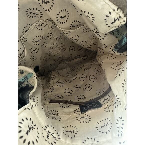 Myra Le Fleur Bel Shoulder Bag Floral Canvas & Leather Purse Mixed Print - Picture 6 of 12